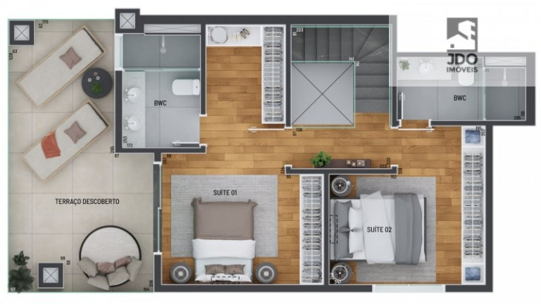 Imagem Cobertura com 2 Quartos à Venda, 163 m² em água Verde - Curitiba Imagem Cobertura com 2 Quartos à Venda, 163 m² em água Verde - Curitiba