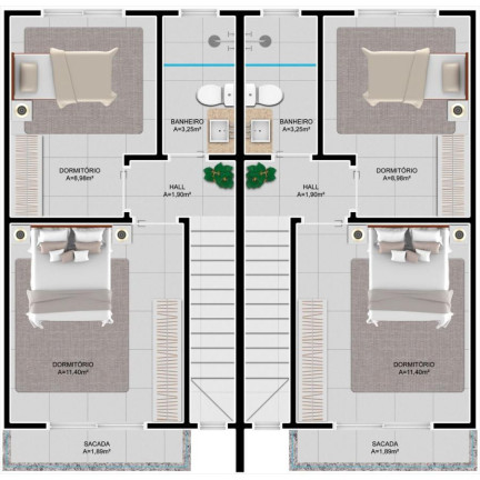 Imagem Apartamento à Venda, 72 m² em Bela Vista - Palhoça
