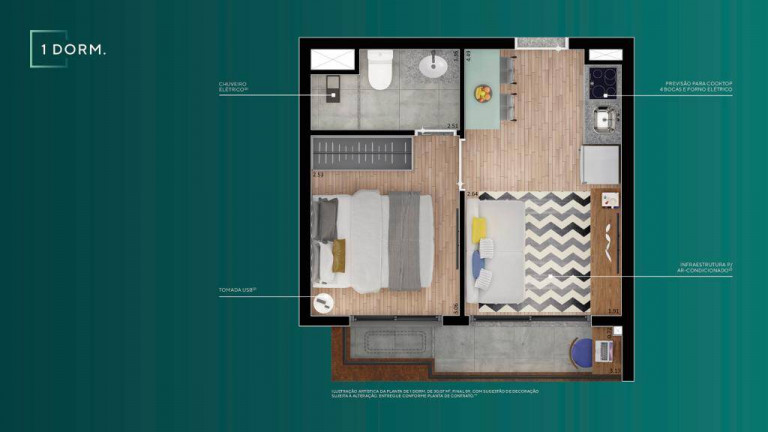 Imagem Apartamento com 1 Quarto à Venda, 29 m² em Campo Belo - São Paulo Imagem Apartamento com 1 Quarto à Venda, 29 m² em Campo Belo - São Paulo