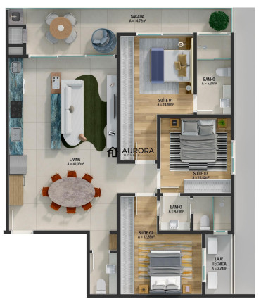 Imagem Apartamento com 3 Quartos à Venda,  em Praia Brava - Itajaí