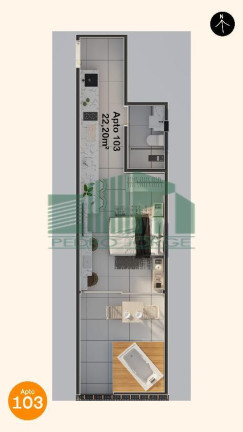 Apartamento com 1 Quarto à Venda, 32 m² em Porto De Galinhas - Ipojuca