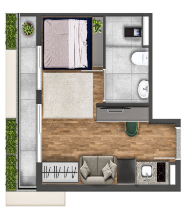 Imagem Apartamento com 1 Quarto à Venda, 37 m² em Jardim Paulista - São Paulo Imagem Apartamento com 1 Quarto à Venda, 37 m² em Jardim Paulista - São Paulo