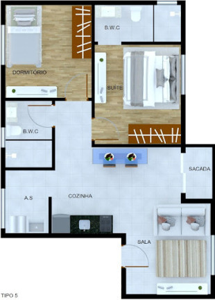 Imagem Apartamento com 2 Quartos à Venda, 45 m² em Parque Paineiras - São Paulo Imagem Apartamento com 2 Quartos à Venda, 45 m² em Parque Paineiras - São Paulo