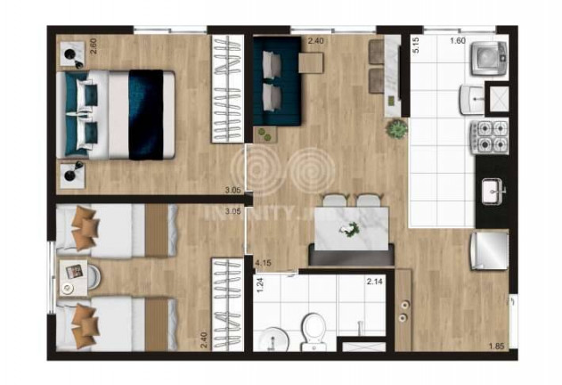 Imagem Apartamento com 2 Quartos à Venda, 41 m² em Panamby - São Paulo Imagem Apartamento com 2 Quartos à Venda, 41 m² em Panamby - São Paulo
