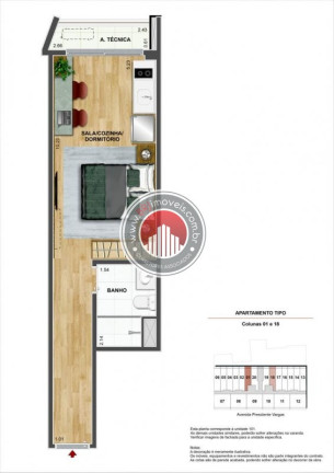 Imagem Apartamento com 1 Quarto à Venda, 54 m² em Centro - Rio De Janeiro
