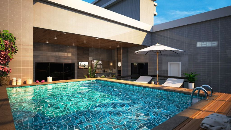 Imagem Apartamento com 2 Quartos à Venda, 110 m² em Canto Do Forte - Praia Grande