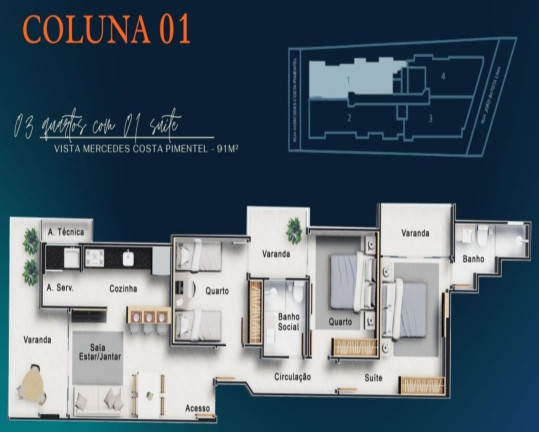 Imagem Imóvel com 2 Quartos à Venda, 68 m² em Centro - Guarapari Imagem Imóvel com 2 Quartos à Venda, 68 m² em Centro - Guarapari