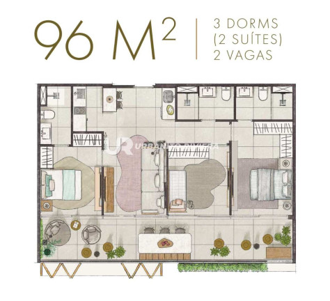 Imagem Apartamento com 2 Quartos à Venda, em Riviera | Módulo 18 - Bertioga Imagem Apartamento com 2 Quartos à Venda, em Riviera | Módulo 18 - Bertioga