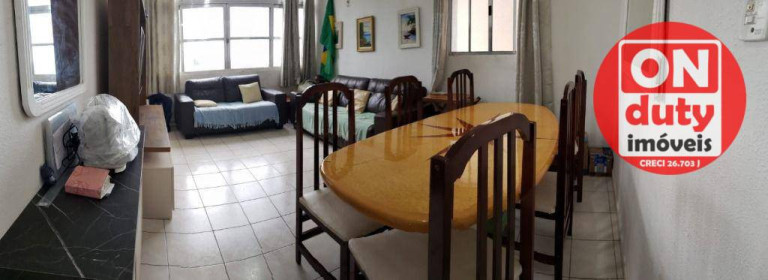 Apartamento com 2 Quartos à Venda, 65 m² em Itararé - São Vicente