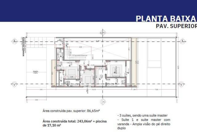 Casa com 3 Quartos à Venda, 243 m² em Swiss Park - Campinas