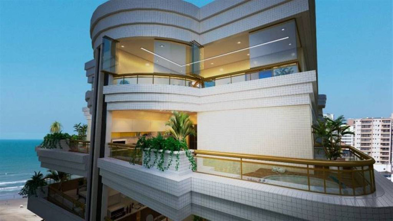 Imagem Apartamento com 3 Quartos à Venda, 130 m² em Guilhermina - Praia Grande