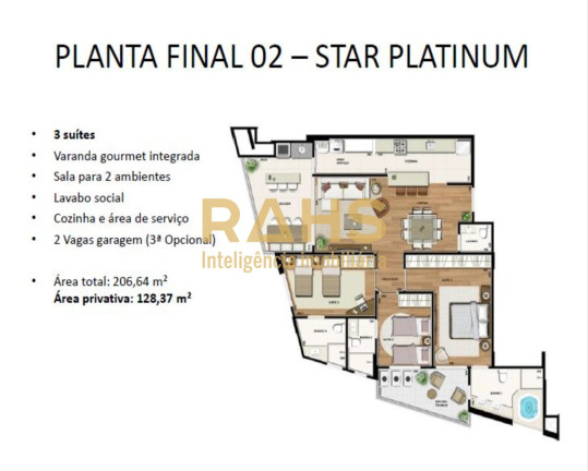 Imagem Apartamento com 3 Quartos à Venda, 121 m² em América - Joinville Imagem Apartamento com 3 Quartos à Venda, 121 m² em América - Joinville