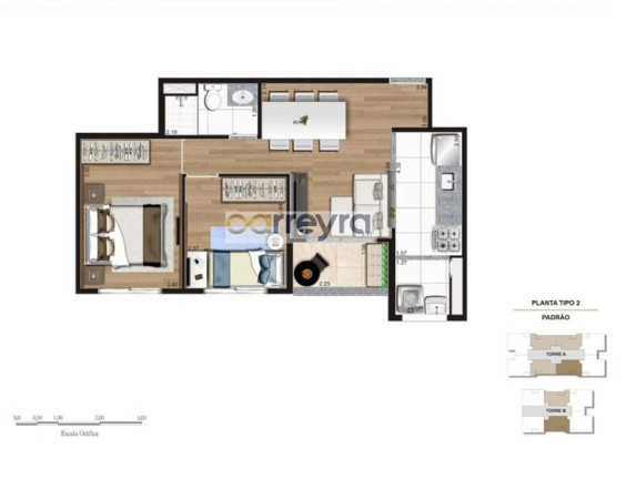 Imagem Apartamento com 2 Quartos à Venda, 45 m² em Freguesia Do ó - São Paulo