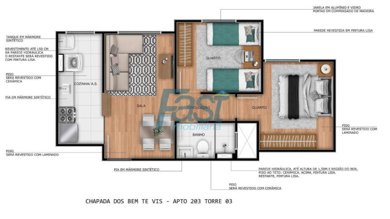 Imagem Apartamento com 2 Quartos à Venda, 39 m² em Jardim Imperial - Cuiabá Imagem Apartamento com 2 Quartos à Venda, 39 m² em Jardim Imperial - Cuiabá