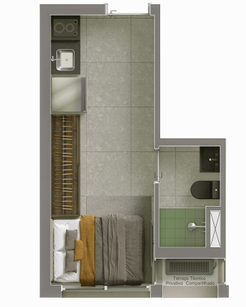 Imagem Imóvel com 1 Quarto à Venda, 34 m² em Liberdade - São Paulo Imagem Imóvel com 1 Quarto à Venda, 34 m² em Liberdade - São Paulo