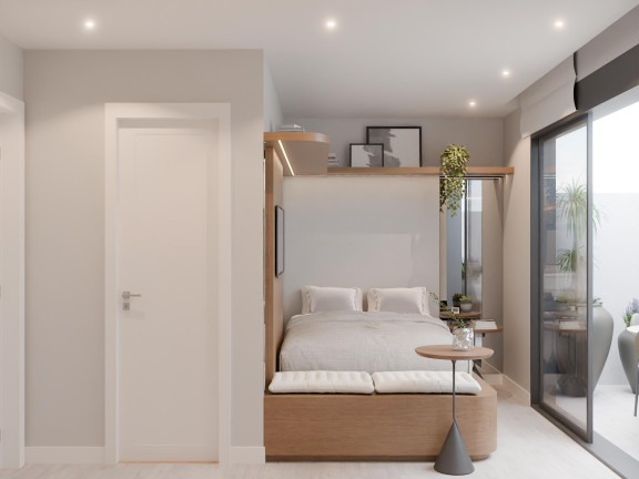 Imagem Apartamento com 1 Quarto à Venda, 27 m² em São Francisco - Curitiba