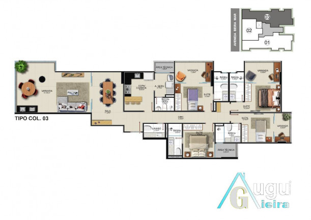 Imagem Apartamento com 4 Quartos à Venda, 158 m² em Praia Do Morro - Guarapari
