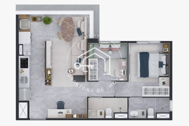 Imagem Apartamento com 2 Quartos à Venda, 51 m² em Paraíso - São Paulo