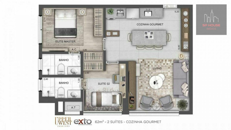 Imagem Apartamento com 2 Quartos à Venda, 62 m² em Perdizes - São Paulo