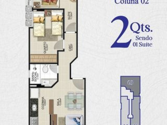 Imagem Imóvel com 2 Quartos à Venda, 55 m² em Praia Do Morro - Guarapari Imagem Imóvel com 2 Quartos à Venda, 55 m² em Praia Do Morro - Guarapari