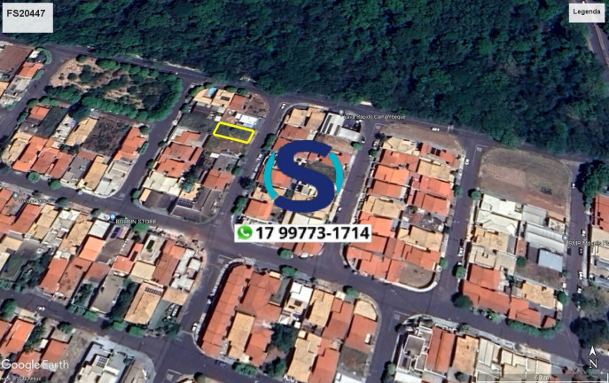 Imagem Terreno à Venda, 225 m² em Residencial Santa Filomena - Fernandópolis Imagem Terreno à Venda, 225 m² em Residencial Santa Filomena - Fernandópolis