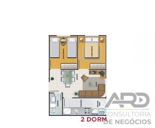 Imagem Apartamento com 2 Quartos à Venda, 40 m² em Vila Taquari - São Paulo