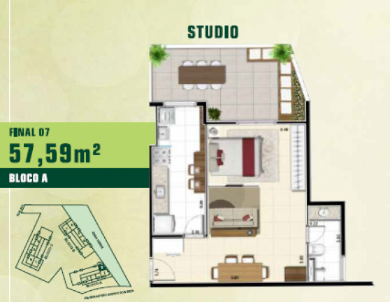 Imagem Apartamento com 3 Quartos à Venda, 70 m² em Jardim Tupanci - Barueri Imagem Apartamento com 3 Quartos à Venda, 70 m² em Jardim Tupanci - Barueri