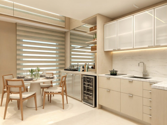 Imagem Imóvel com 1 Quarto à Venda, 19 m² em Mercês - Curitiba