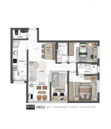 Imagem Imóvel com 2 Quartos à Venda, 65 m² em Vila Andrade - São Paulo Imagem Imóvel com 2 Quartos à Venda, 65 m² em Vila Andrade - São Paulo