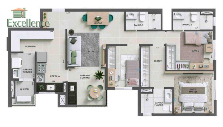 Imagem Apartamento com 2 Quartos à Venda, 79 m² em Campestre - Santo André Imagem Apartamento com 2 Quartos à Venda, 79 m² em Campestre - Santo André
