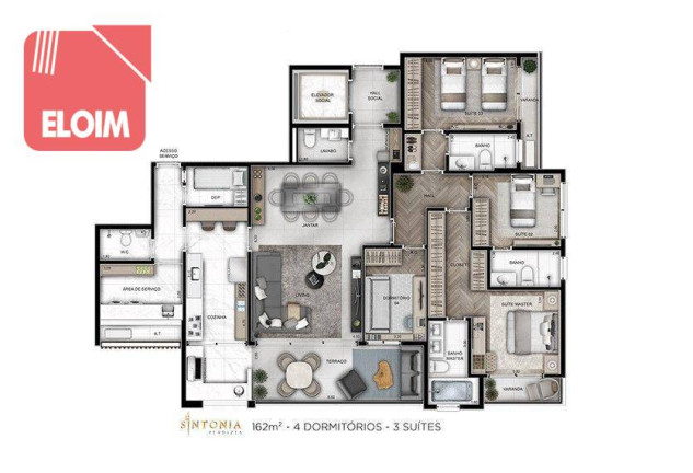 Imagem Apartamento com 3 Quartos à Venda, 162 m² em Perdizes - São Paulo Imagem Apartamento com 3 Quartos à Venda, 162 m² em Perdizes - São Paulo