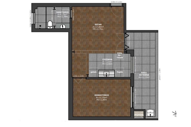 Imagem Apartamento com 1 Quarto à Venda, 45 m² em Santana - Porto Alegre Imagem Apartamento com 1 Quarto à Venda, 45 m² em Santana - Porto Alegre
