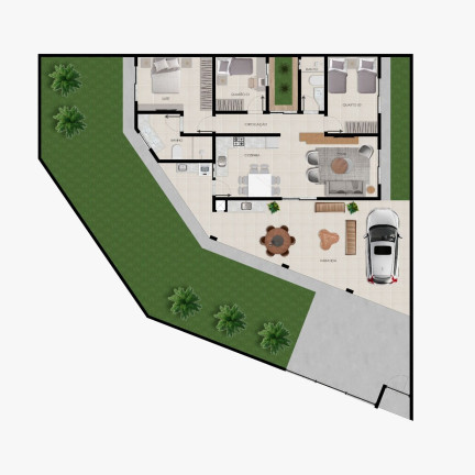 Imagem Casa com 3 Quartos à Venda, 135 m² em Setor Faiçalville - Goiânia Imagem Casa com 3 Quartos à Venda, 135 m² em Setor Faiçalville - Goiânia