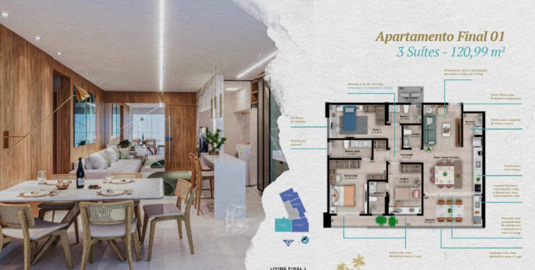 Imagem Apartamento com 3 Quartos à Venda, 91 m² em Graciosa Orla 14 - Palmas Imagem Apartamento com 3 Quartos à Venda, 91 m² em Graciosa Orla 14 - Palmas