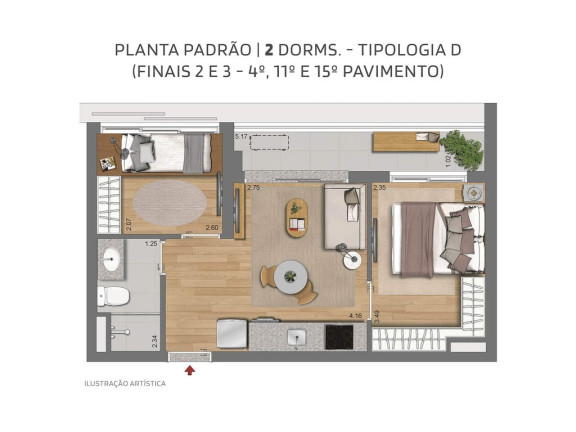 Imagem Apartamento com 2 Quartos à Venda, 36 m² em Alto Da Boa Vista - São Paulo Imagem Apartamento com 2 Quartos à Venda, 36 m² em Alto Da Boa Vista - São Paulo