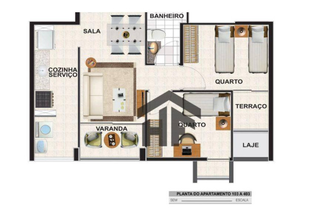 Imagem Apartamento com 2 Quartos à Venda, 50 m² em Jardim Atlântico - Olinda Imagem Apartamento com 2 Quartos à Venda, 50 m² em Jardim Atlântico - Olinda