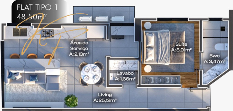 Imagem Flat com 1 Quarto à Venda, 71 m² em Meia Praia - Itapema Imagem Flat com 1 Quarto à Venda, 71 m² em Meia Praia - Itapema