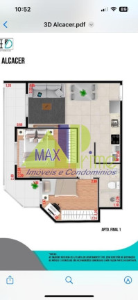Imagem Apartamento com 2 Quartos à Venda, 46 m² em Vila Granada - São Paulo