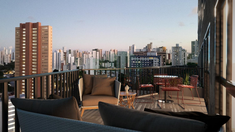 Imagem Apartamento com 1 Quarto à Venda, 19 m² em Aflitos - Recife