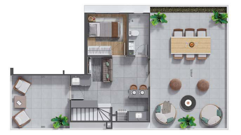 Imagem Apartamento com 2 Quartos à Venda, 155 m² em Novo Mundo - Curitiba