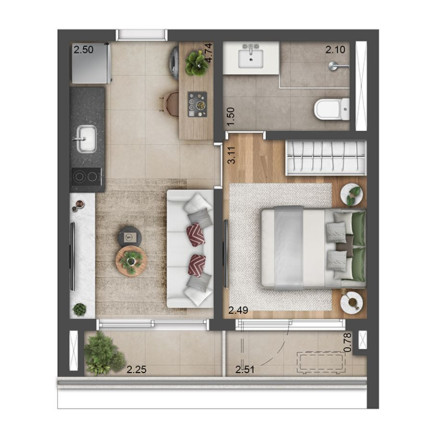 Imagem Apartamento com 1 Quarto à Venda, 33 m² em Moema - São Paulo Imagem Apartamento com 1 Quarto à Venda, 33 m² em Moema - São Paulo