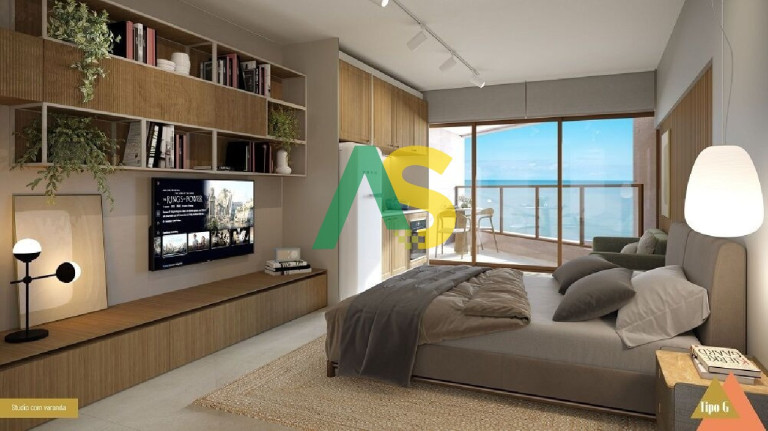 Imagem Imóvel com 1 Quarto à Venda, 31 m² em Pina - Recife Imagem Imóvel com 1 Quarto à Venda, 31 m² em Pina - Recife