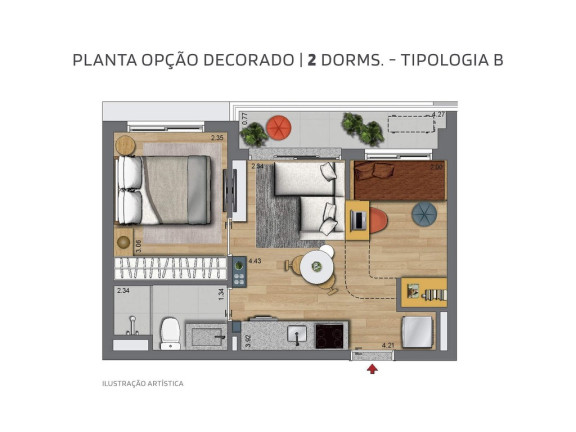 Imagem Apartamento com 2 Quartos à Venda, 36 m² em Alto Da Boa Vista - São Paulo Imagem Apartamento com 2 Quartos à Venda, 36 m² em Alto Da Boa Vista - São Paulo