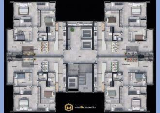 Apartamento com 3 Quartos à Venda, 101 m² em Cancelli - Cascavel