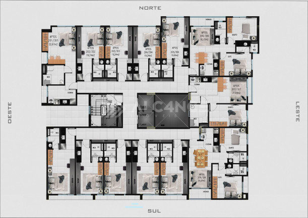 Imagem Flat com 1 Quarto à Venda, 19 m² em Bessa - João Pessoa Imagem Flat com 1 Quarto à Venda, 19 m² em Bessa - João Pessoa