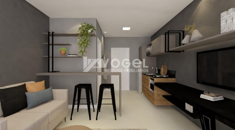 Imagem Apartamento com 1 Quarto à Venda, 25 m² em Vila Nova - Novo Hamburgo Imagem Apartamento com 1 Quarto à Venda, 25 m² em Vila Nova - Novo Hamburgo