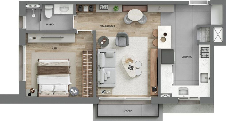 Imagem Apartamento com 1 Quarto à Venda, 44 m² em Moinhos De Vento - Porto Alegre