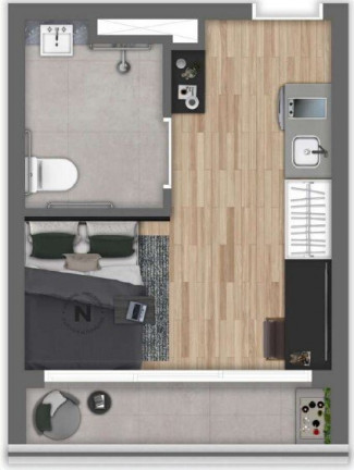 Imagem Studio com 1 Quarto à Venda, 23 m² em Vila Mariana - São Paulo Imagem Studio com 1 Quarto à Venda, 23 m² em Vila Mariana - São Paulo