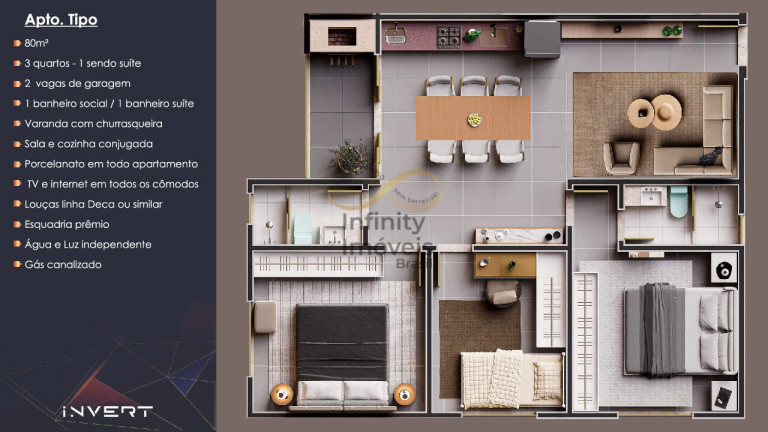 Imagem Apartamento com 3 Quartos à Venda, 109 m² em Cabral - Contagem Imagem Apartamento com 3 Quartos à Venda, 109 m² em Cabral - Contagem