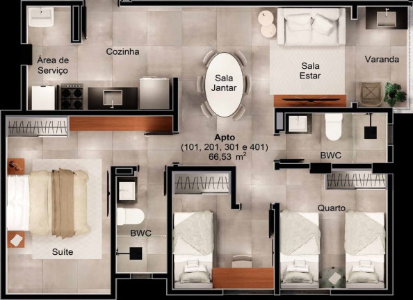 Imagem Apartamento com 3 Quartos à Venda, 66 m² em Intermares - Cabedelo Imagem Apartamento com 3 Quartos à Venda, 66 m² em Intermares - Cabedelo
